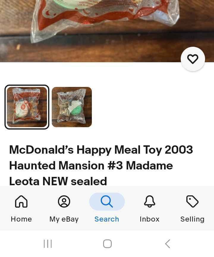 McDonald's Happy Meal Toy 2003 Haunted Mansion #3 Madame Leota NEW sealed