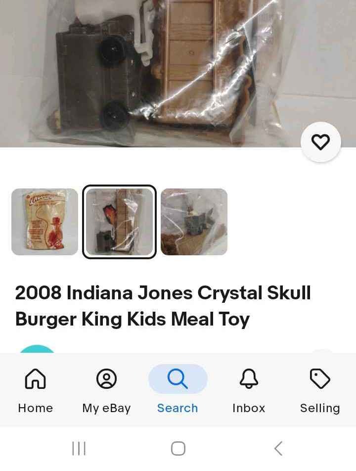 2008 Indiana Jones Crystal Skull Burger King Kids Meal Toy