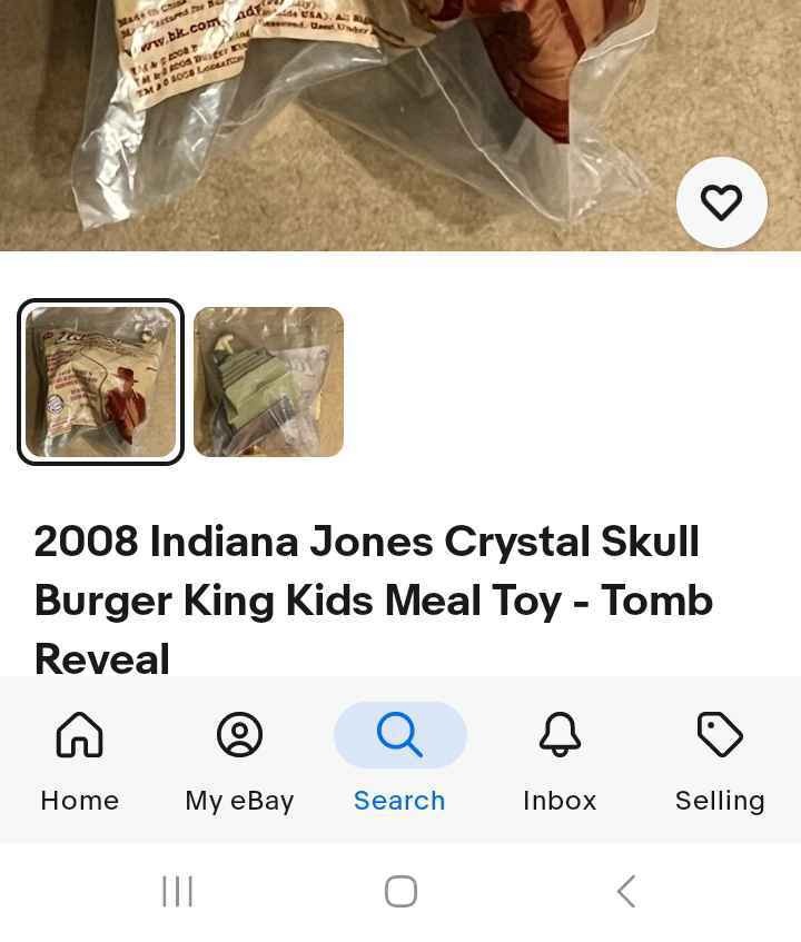 2008 Indiana Jones Crystal Skull Burger King Kids Meal Toy - Tomb Reveal