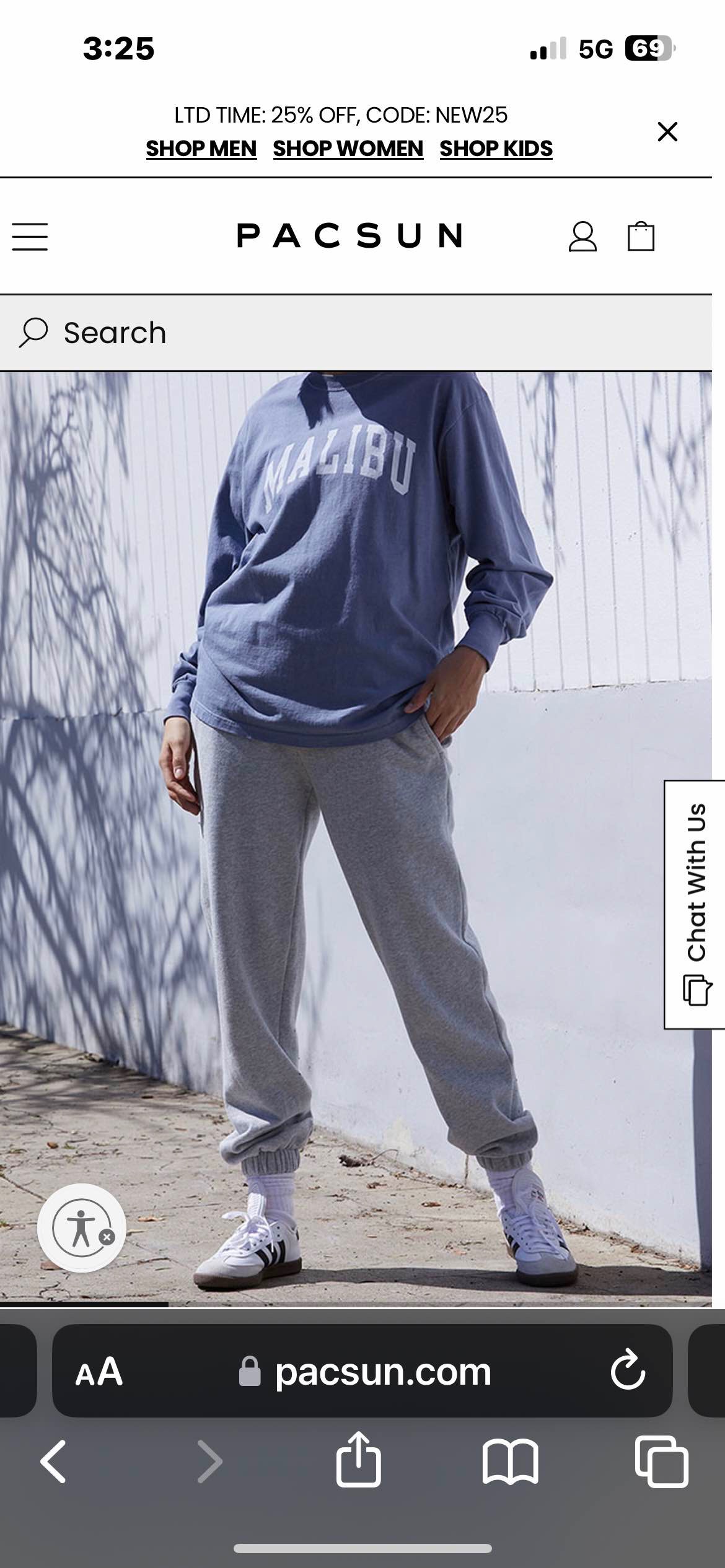 John Galt Light Gray Rosa Sweatpants