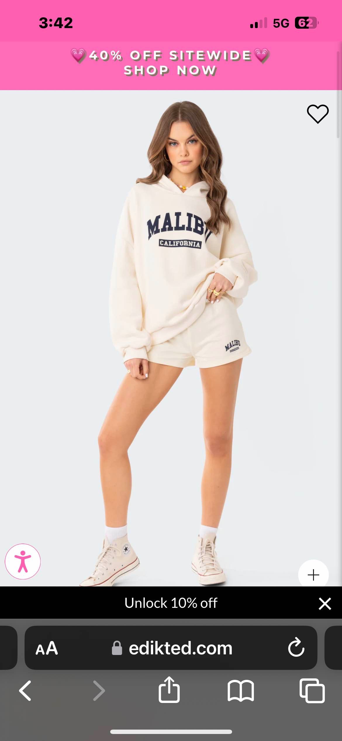 Malibu Girl Terry Shorts