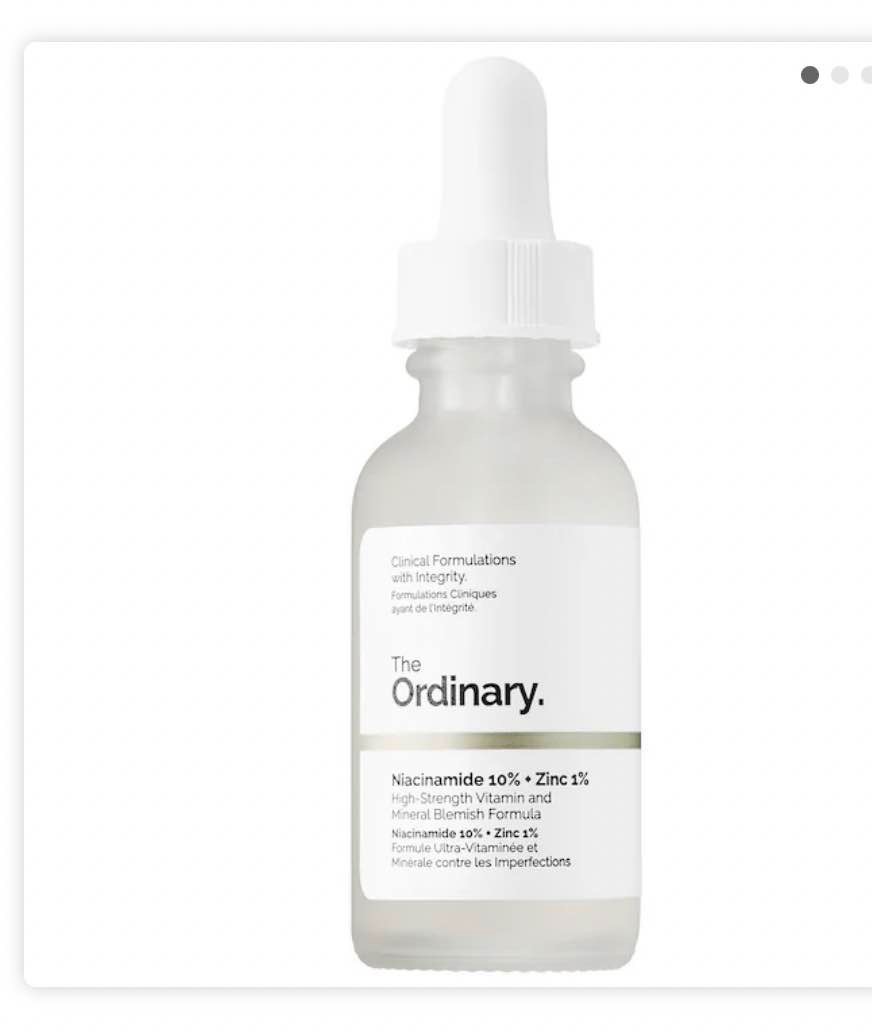 The Ordinary Niacinamide 10% + Zinc 1% Oil Control Serum