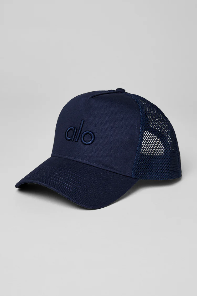 Alo District Trucker Hat - Navy