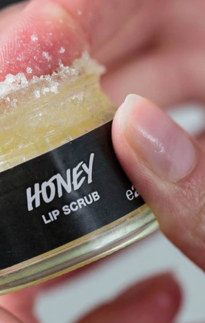 lush- honey lip scrub