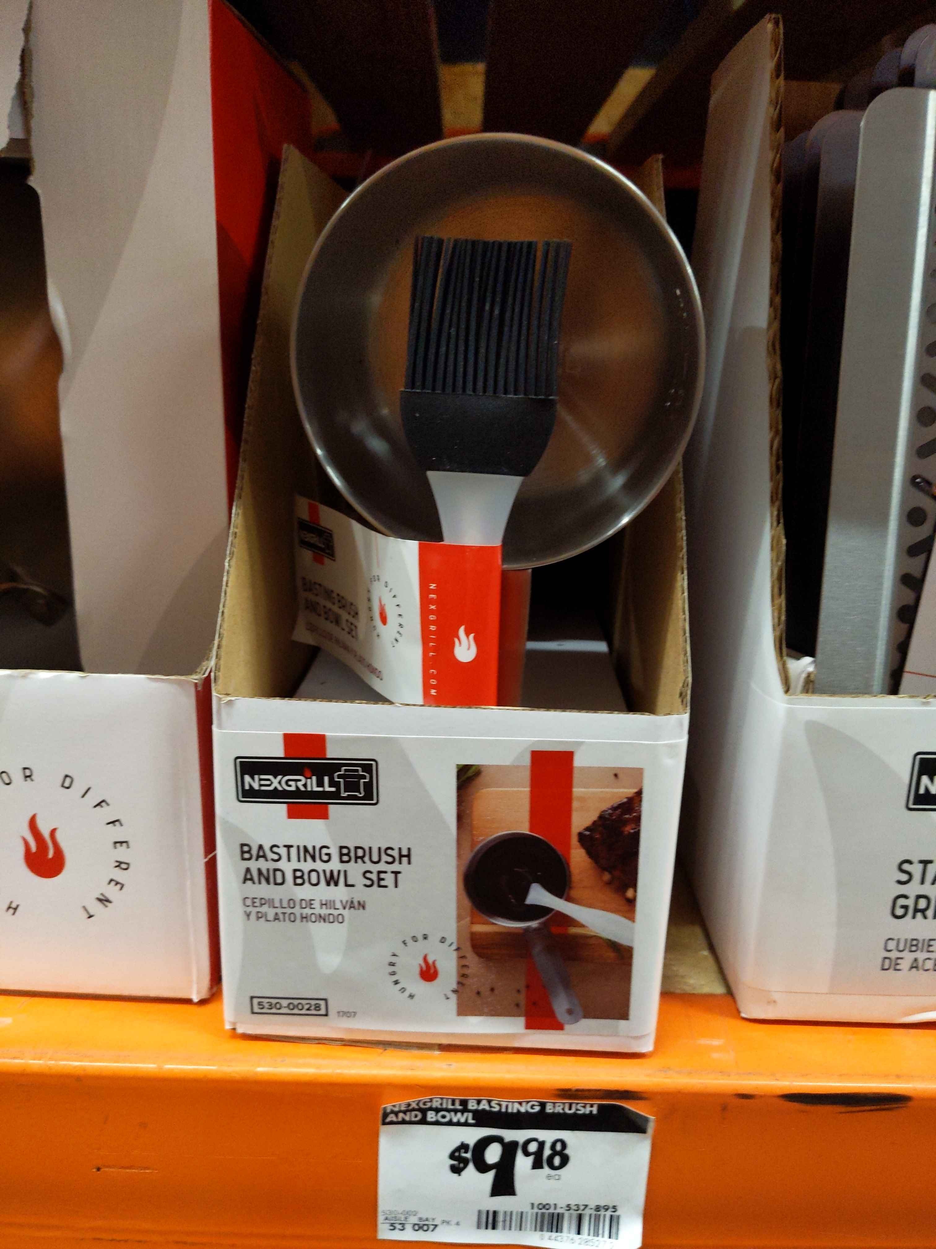 Basting brush and bowl set