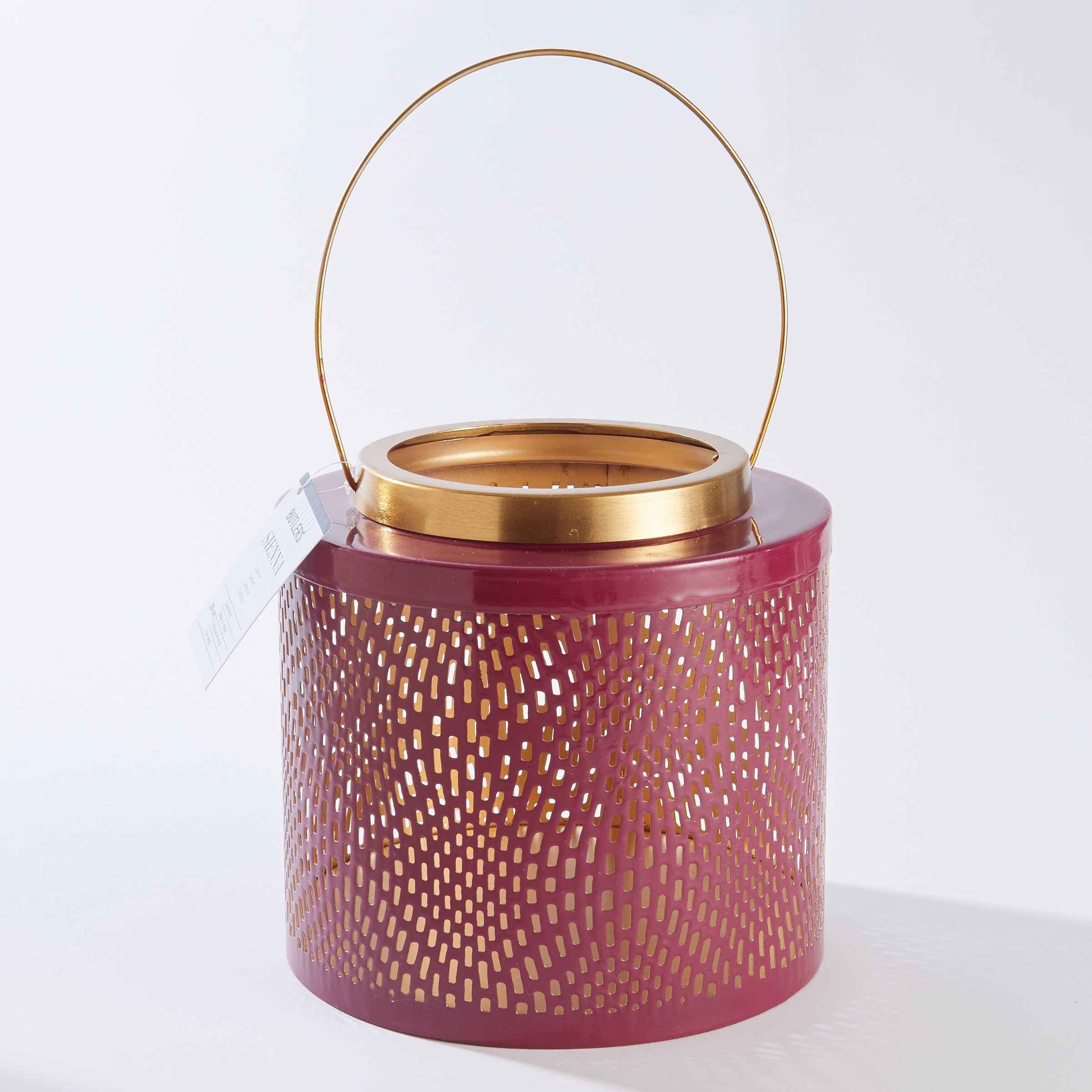 BUTLERS: SIENNA Lantern height 20cm - Red