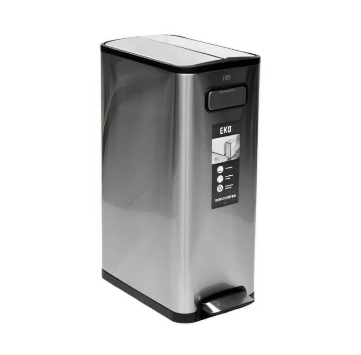 Eko Tempat Sampah Pedal Ecofly 30 Ltr Stainless Steel