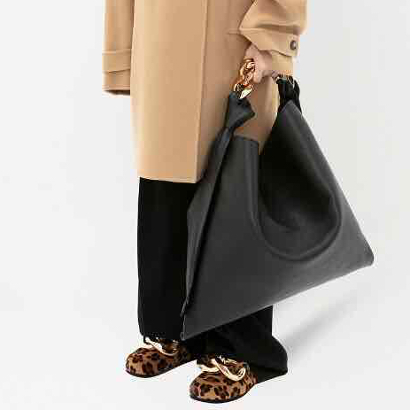 large chain-link tote bag