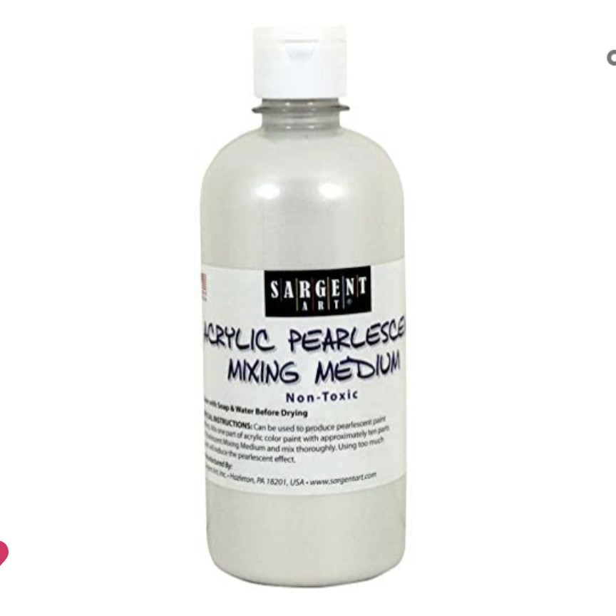 Sargent Art 22-8813 16-Ounce Pearlescent Mixing Medium