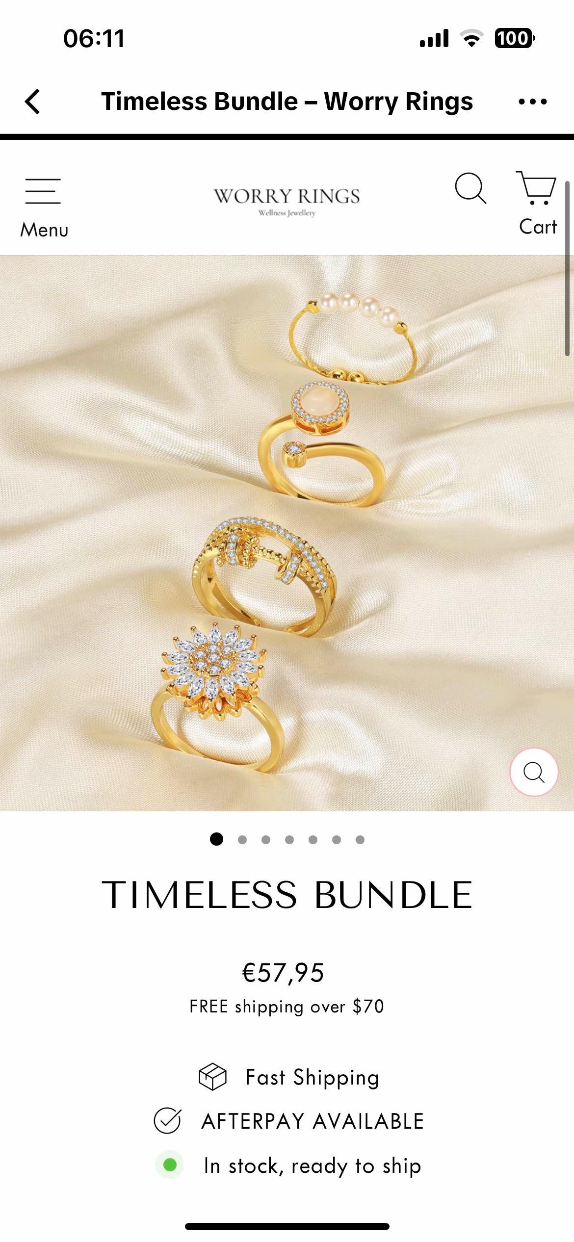 worry rings timeless bundle
