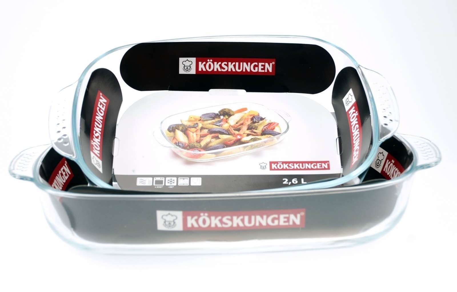 läbipaistvad ahjuvormid eri suuruses