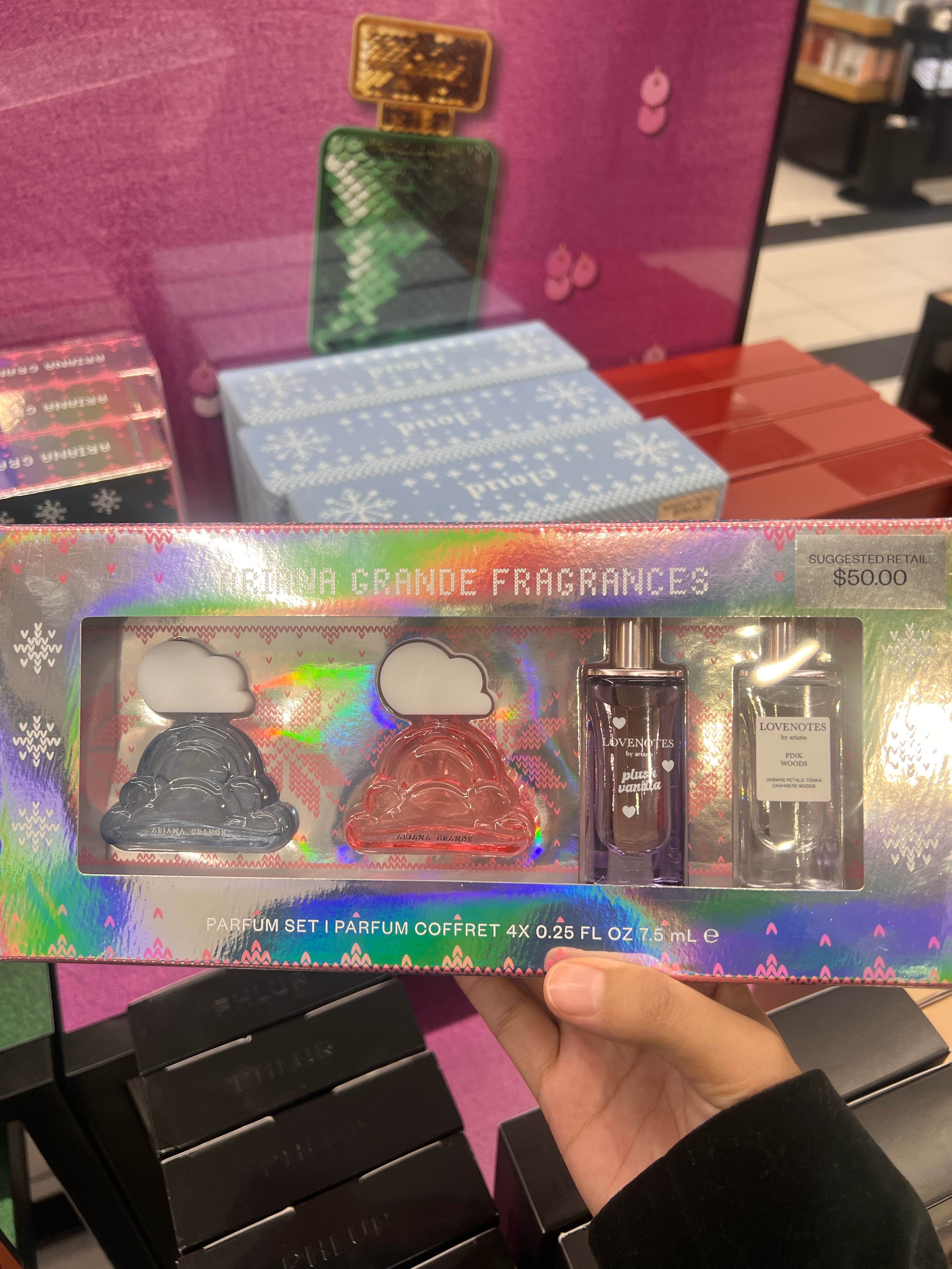 Arian Grande perfume samples from sephora