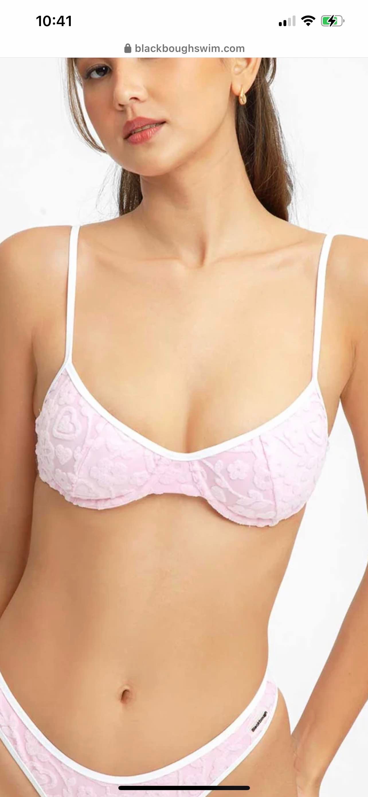 Fiona Underwire Top / Ballerina Jacquard