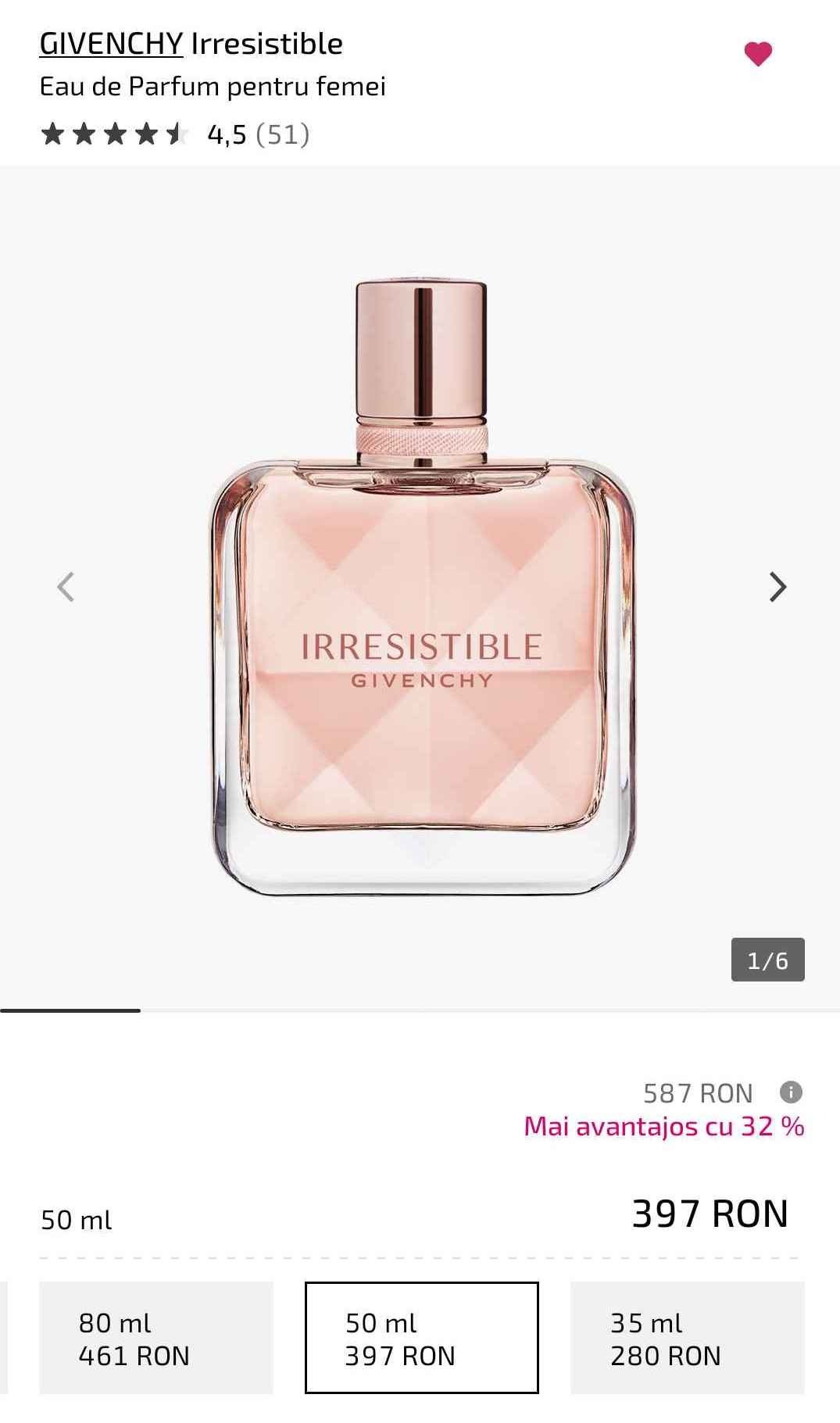 GIVENCHY Irresistible Eau de Parfum pentru femei