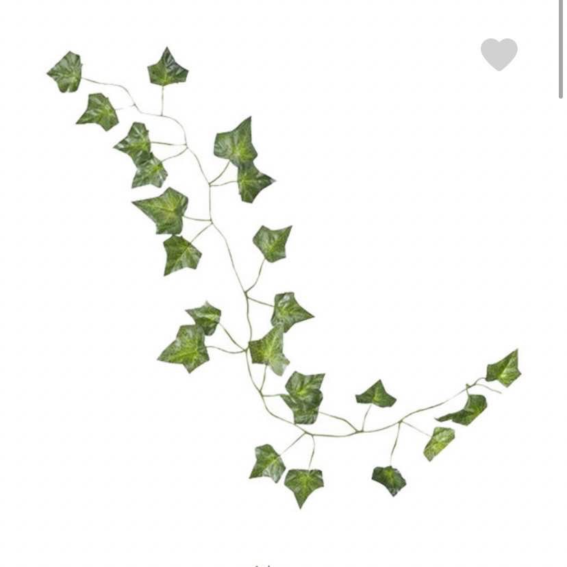 Blomstergirlang gröna löv