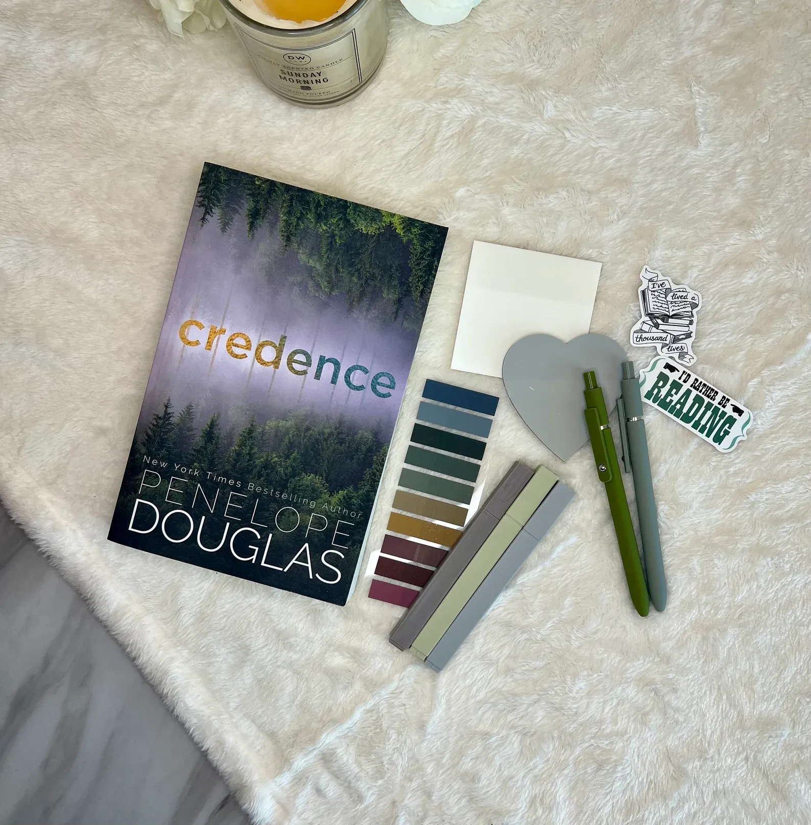 Matching Book Annotation Kit custom made to order-set of tabs, pens, highlighters, sticky notes book lover bookworm bookish reader annotator