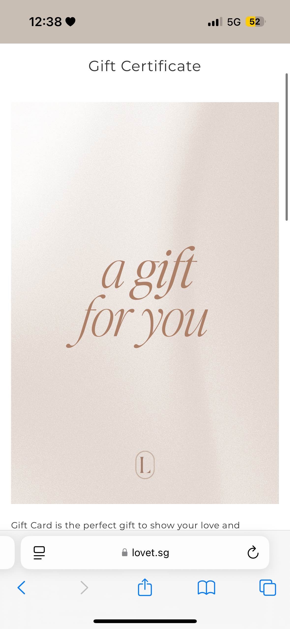 lovet giftcard