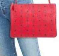 Aren Visetos Monogram Crossbody Bag