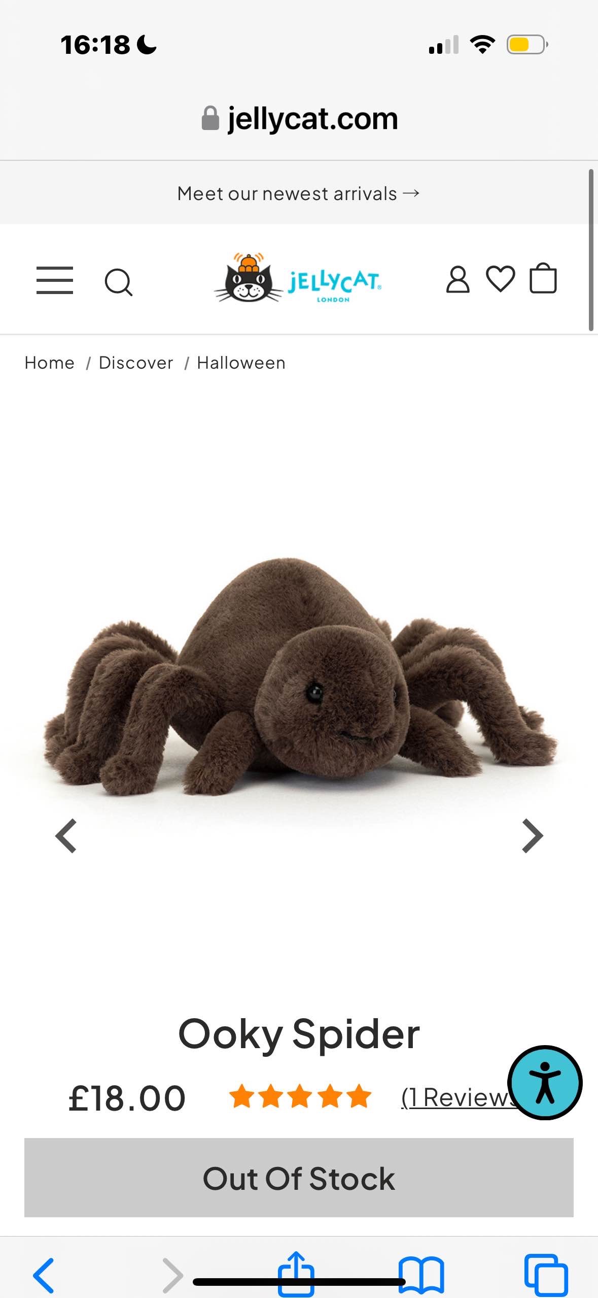 ooky spider jellycat 🥹💕