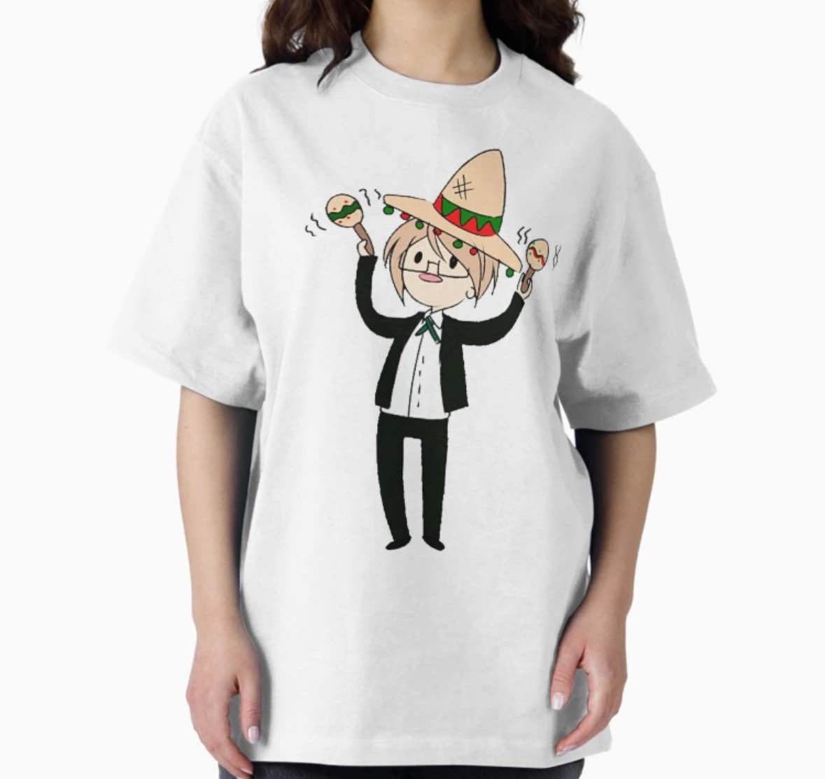 Byakuya Togami fan art Oversized T-Shirt