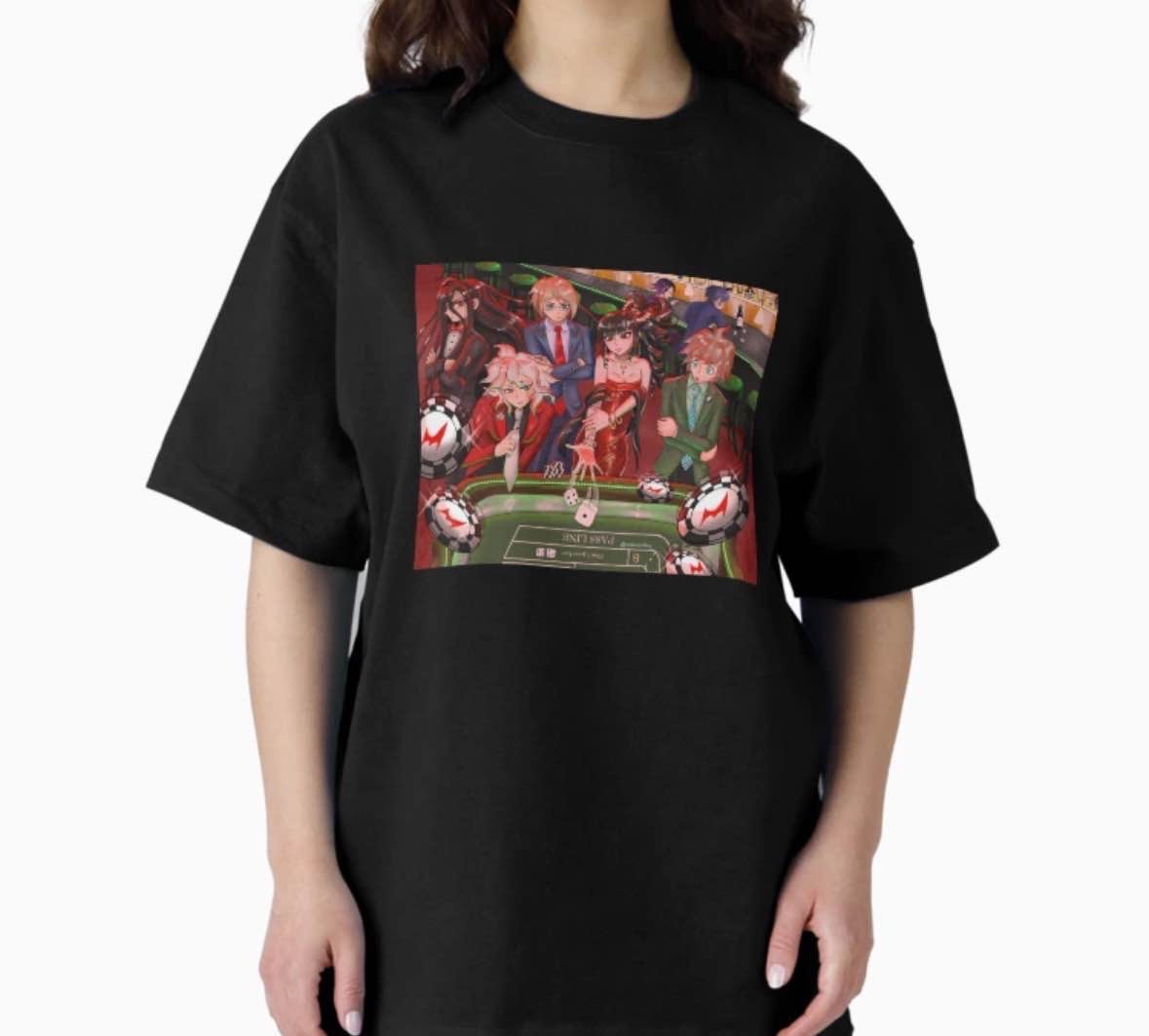 Danganronpa Casino Oversized T-Shirt