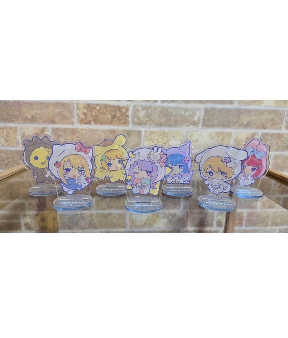 oshi no ko x sanrio pop up acrylic stands <3333