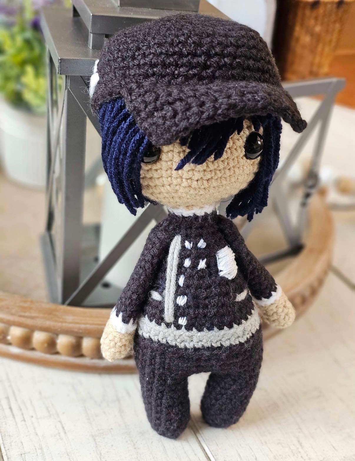 shuichi saihara crochet doll 💍💍🙏 what a behbeh omg
