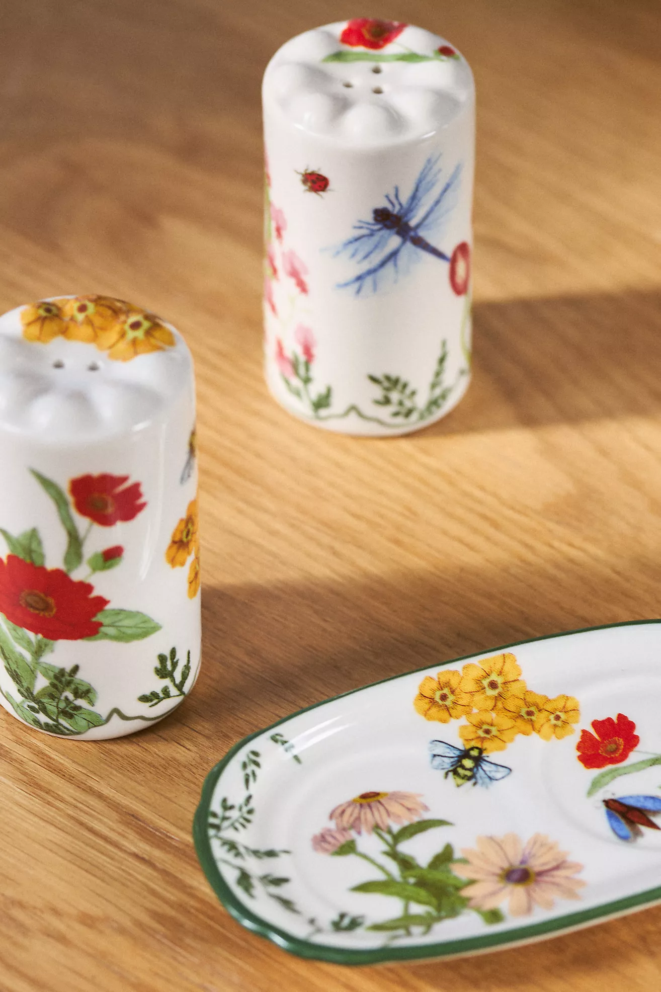 Eden Stoneware Salt & Pepper Shakers