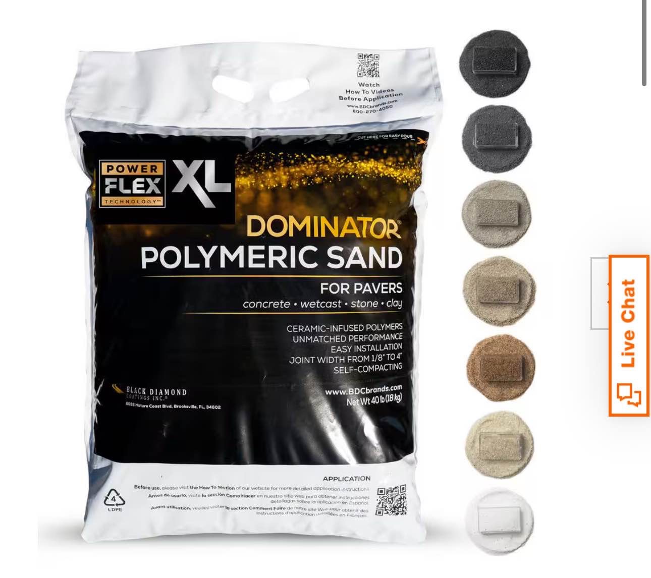 40 lbs. XL Polymeric Sand Natural Ivory