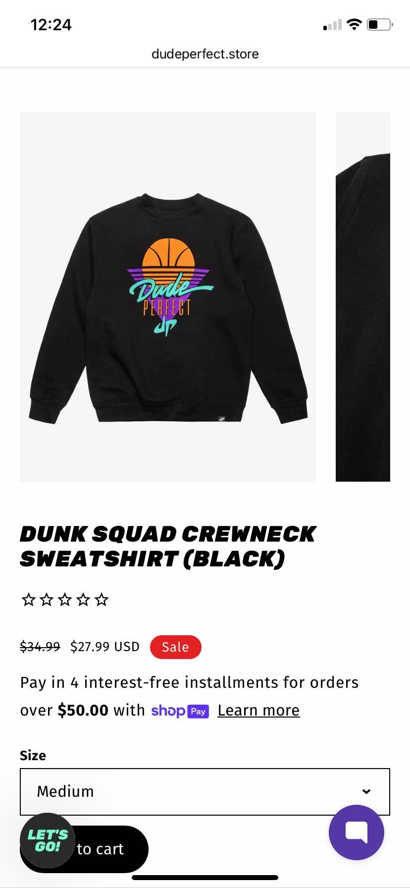 Dunk Squad Crewneck Sweatshirt (Black)