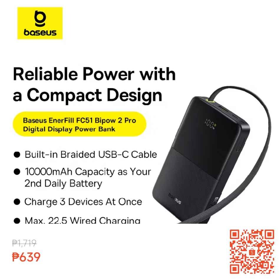 Black powerbank