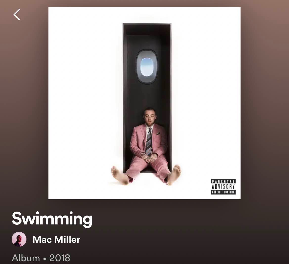 vinyl record: swimming - mac miller