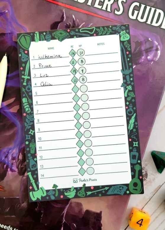 Dungeon Academia Initiative Pad