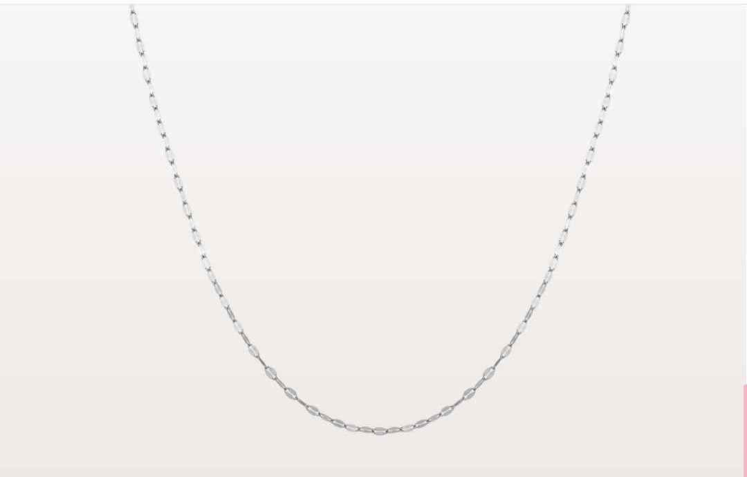 Valentino Chain Necklace - silver