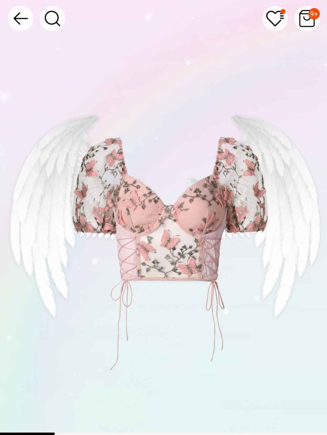 Embroidered Corset top