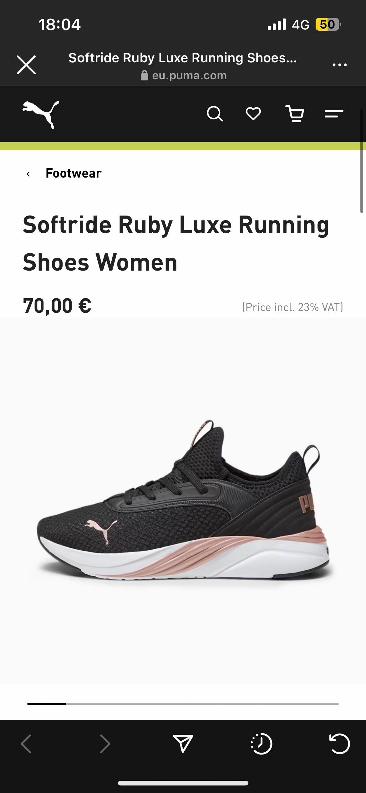 Puma soft ride Ruby Luxe running shoes