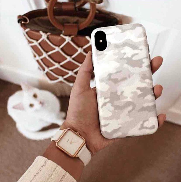 white camo phone case iPhone 11