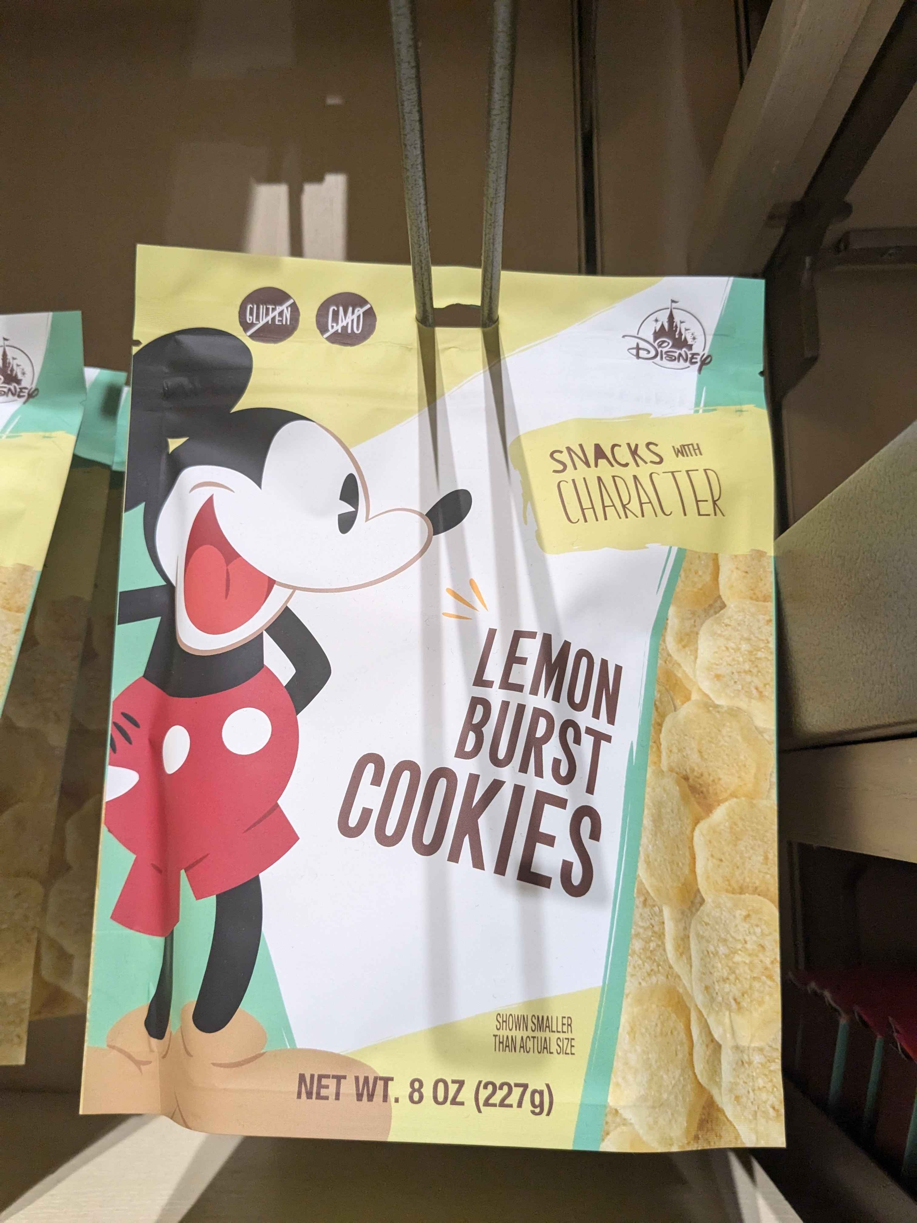 Disney Parks Snacks With Character Lemon Burst Cookies Gluten Free Non GMO