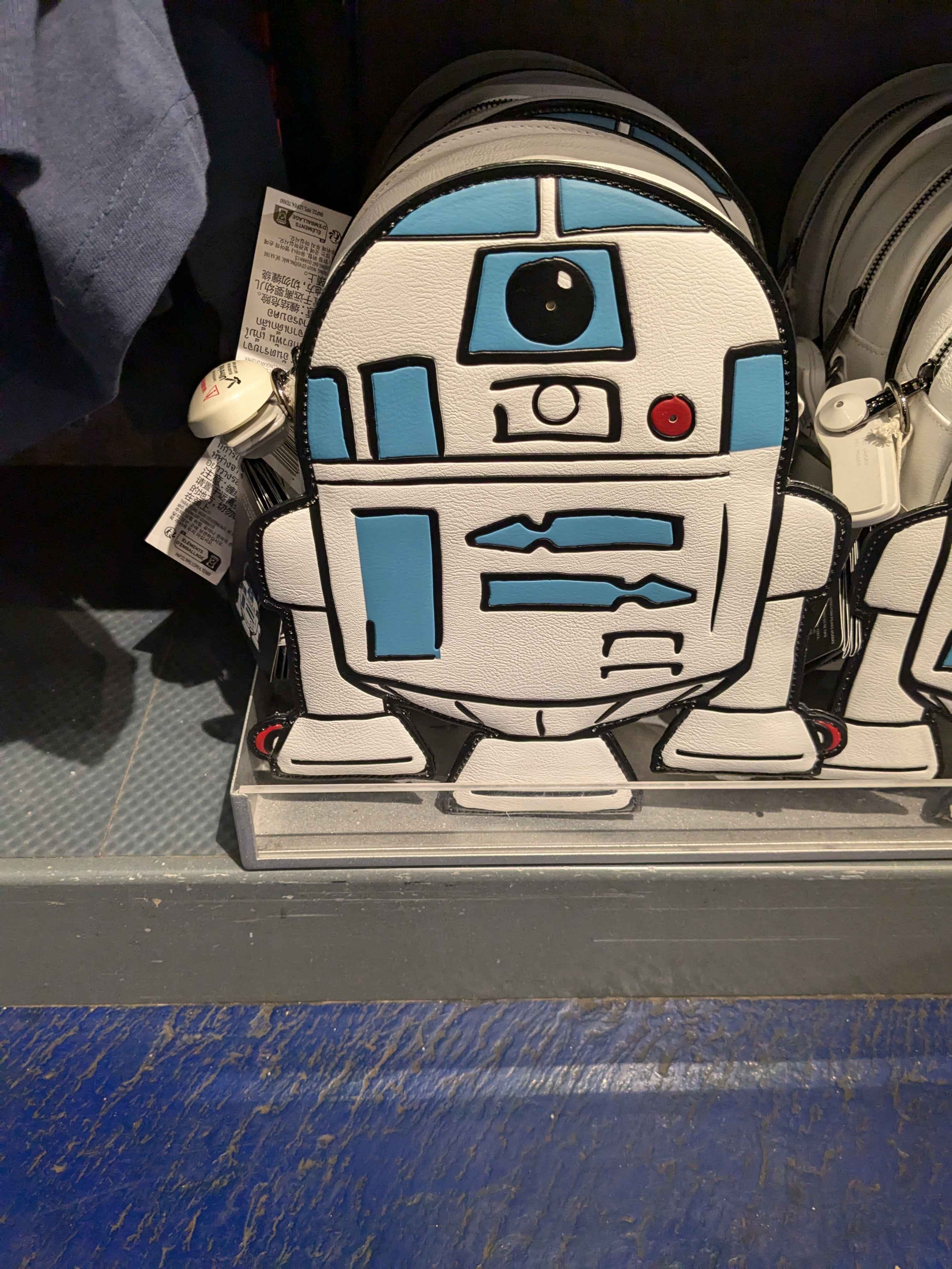 Disney Parks Loungefly STAR WARS R2-D2 Droid Crossbody Bag 2024