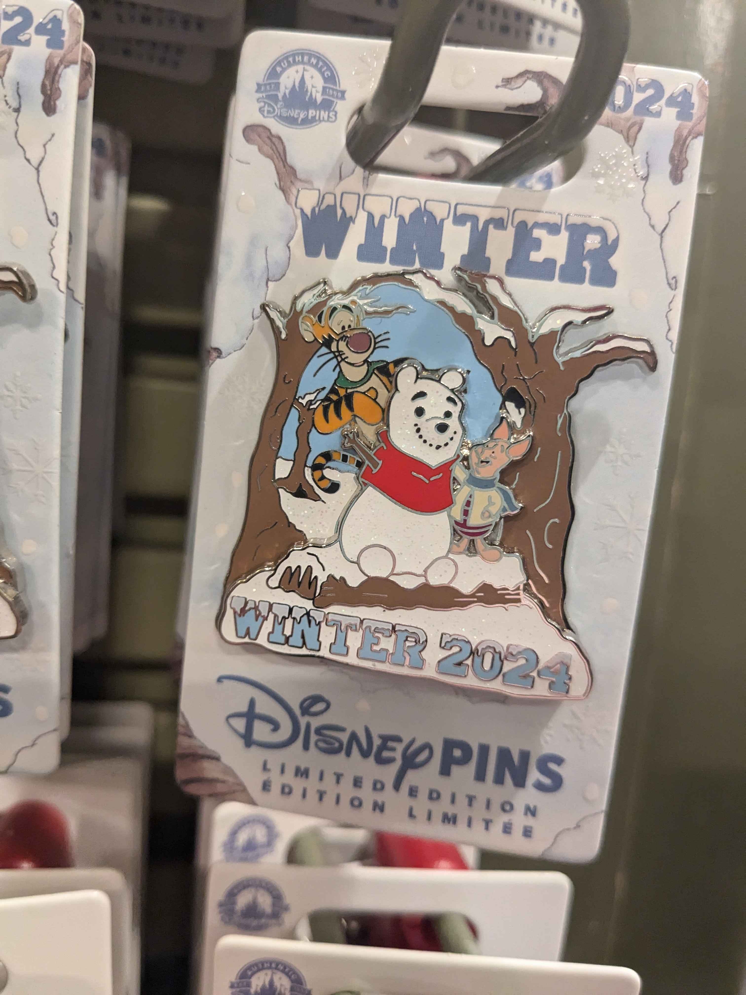 Winnie the Pooh Winter 2024 Pin