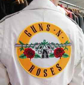 Jaqueta Axl Rose Guns N' Roses Couro Legitimo