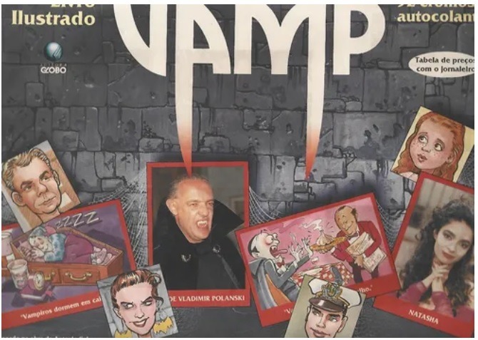 Pôster Álbum De Figurinhas Raro Da Novela Vamp - Completo