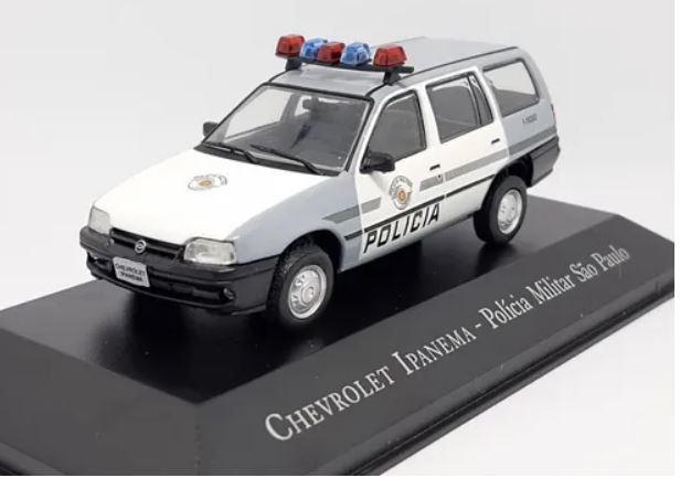 Miniatura Chevrolet Ipanema Polícia Militar São Paulo (1/43)