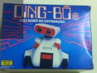 Brinquedo Antigo - Robô Da Estrela  Ding - Bô 