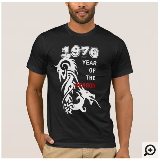 Camiseta dragão - 1976