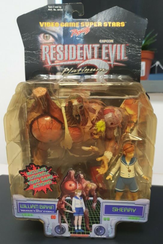 Details about Capcom Resident Evil Platinum 2 Series William Birkin and Sherry Action Figures