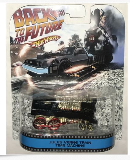 Details about Rail Rodder Custom-Made Retro Hot Wheels "Back To The Future" Time Machine Train
