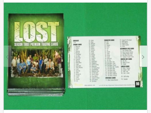 Details about 2007 LOST SEASON 3 BASE 90 CARD SET INKWORKS JJ ABRAMS! MATTHEW FOX! ISLAND!