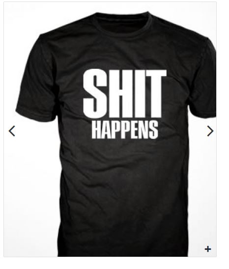 Camiseta Shit Happens