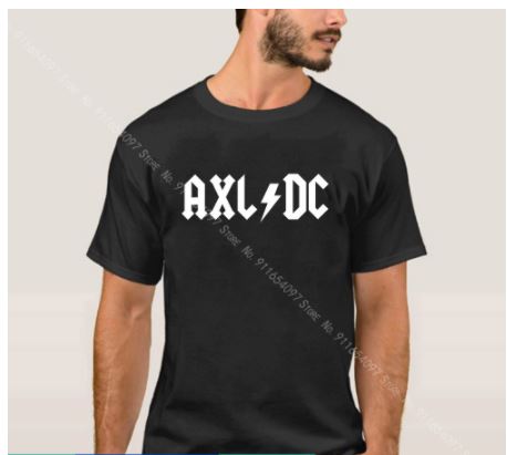 Camiseta AXL/DC